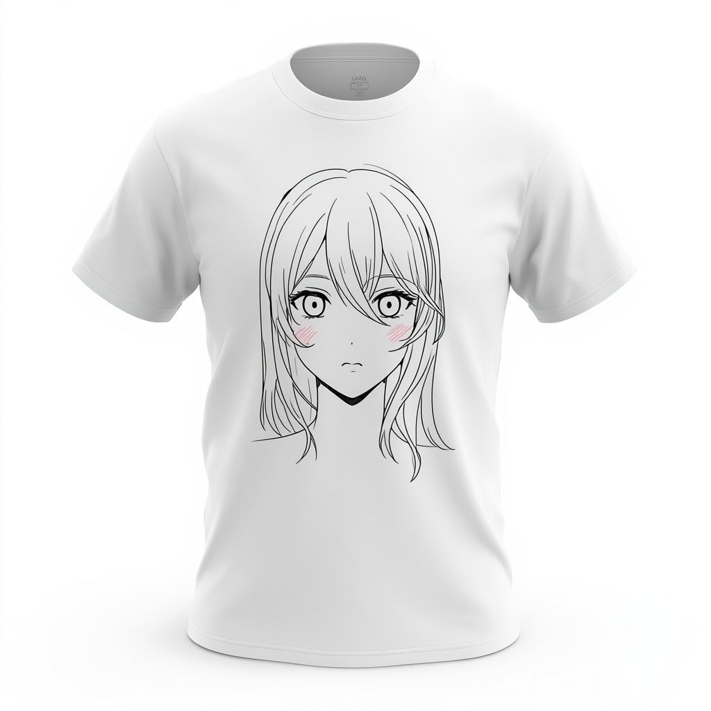 Minimalist Anime Portrait